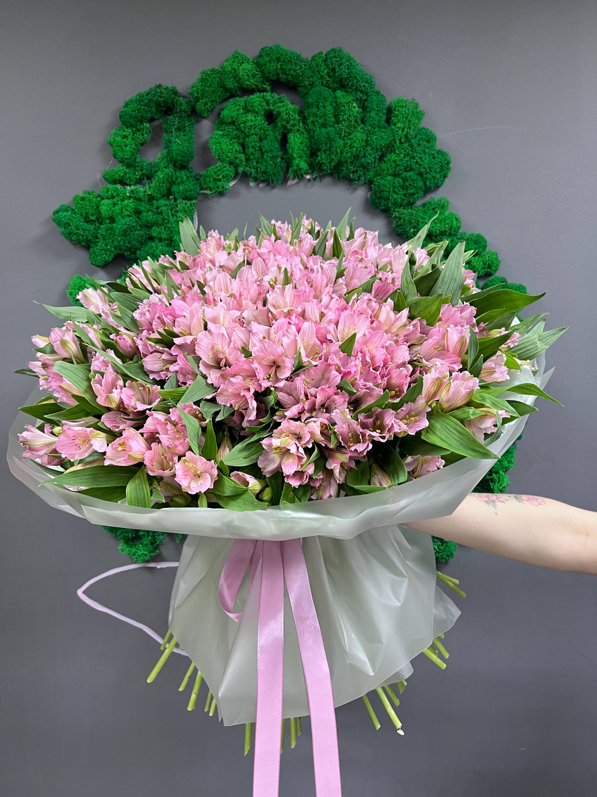 101 розовая альстра