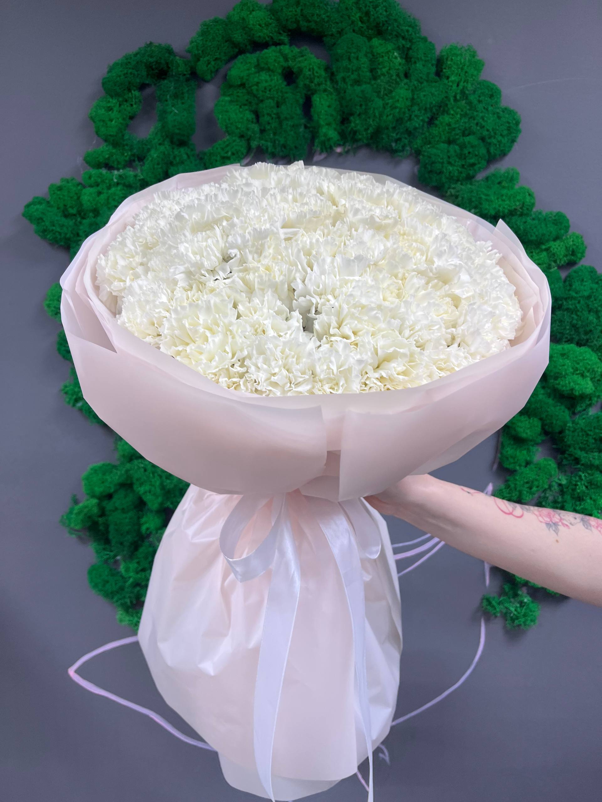 51 белый диантус